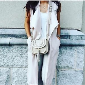 Shilla Brand Pink Trench Vest.  Size Small